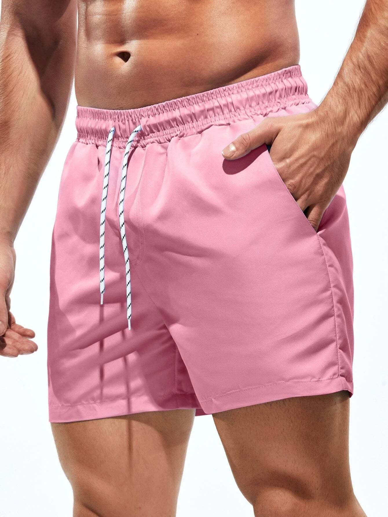 Plain Beach Shorts-Waves And Trunks