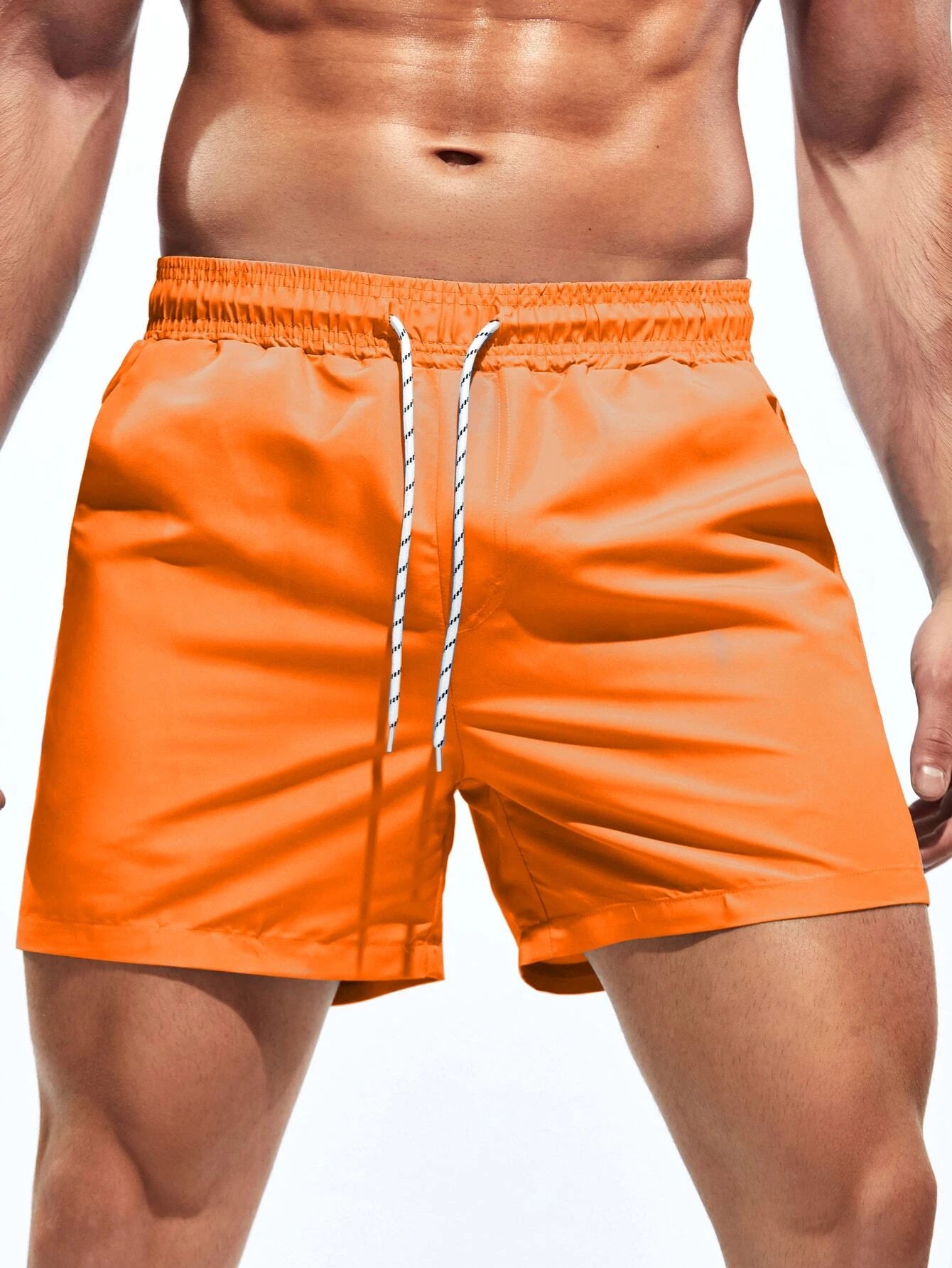 Plain Beach Shorts-Waves And Trunks