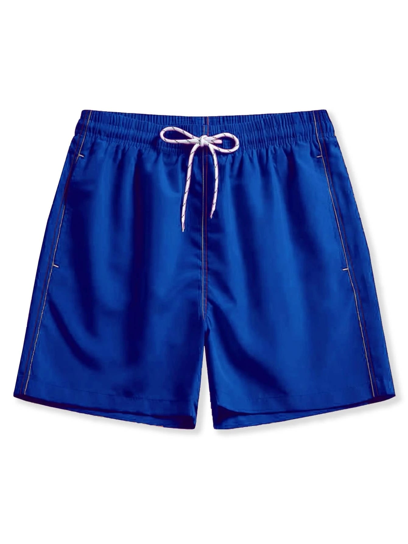 Boho Drawstring Waist Swim Trunks-Waves And Trunks