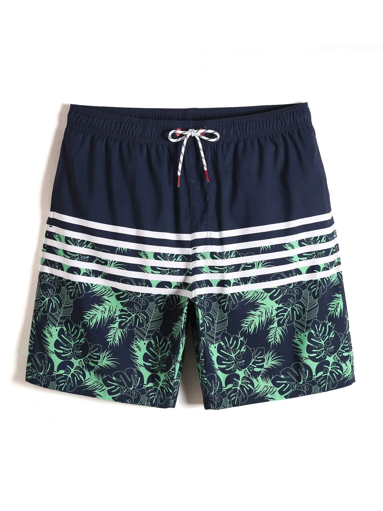 Tropical Print Beach Shorts-Waves And Trunks