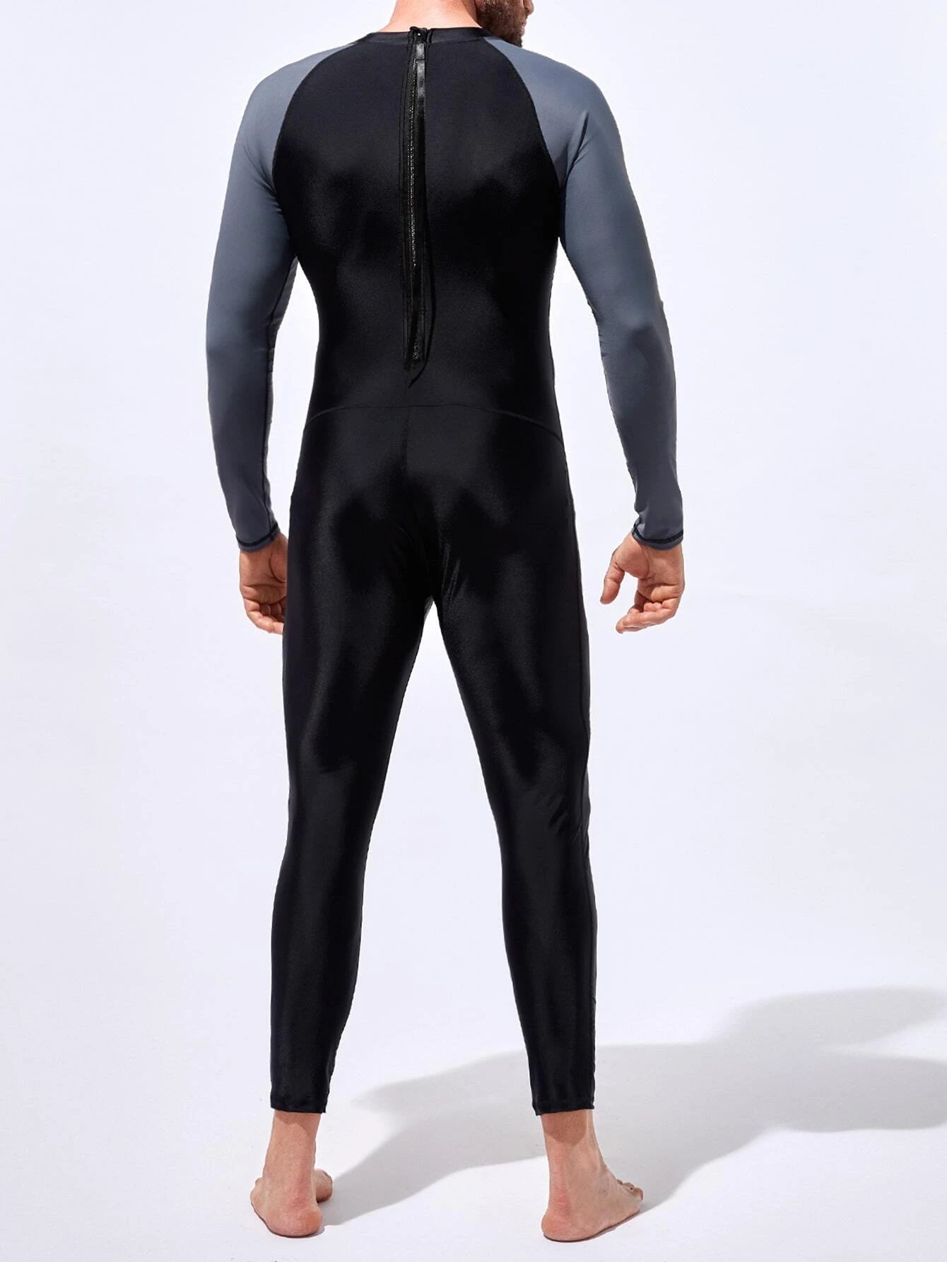 Letter Printed Swimsuit-Waves And Trunks