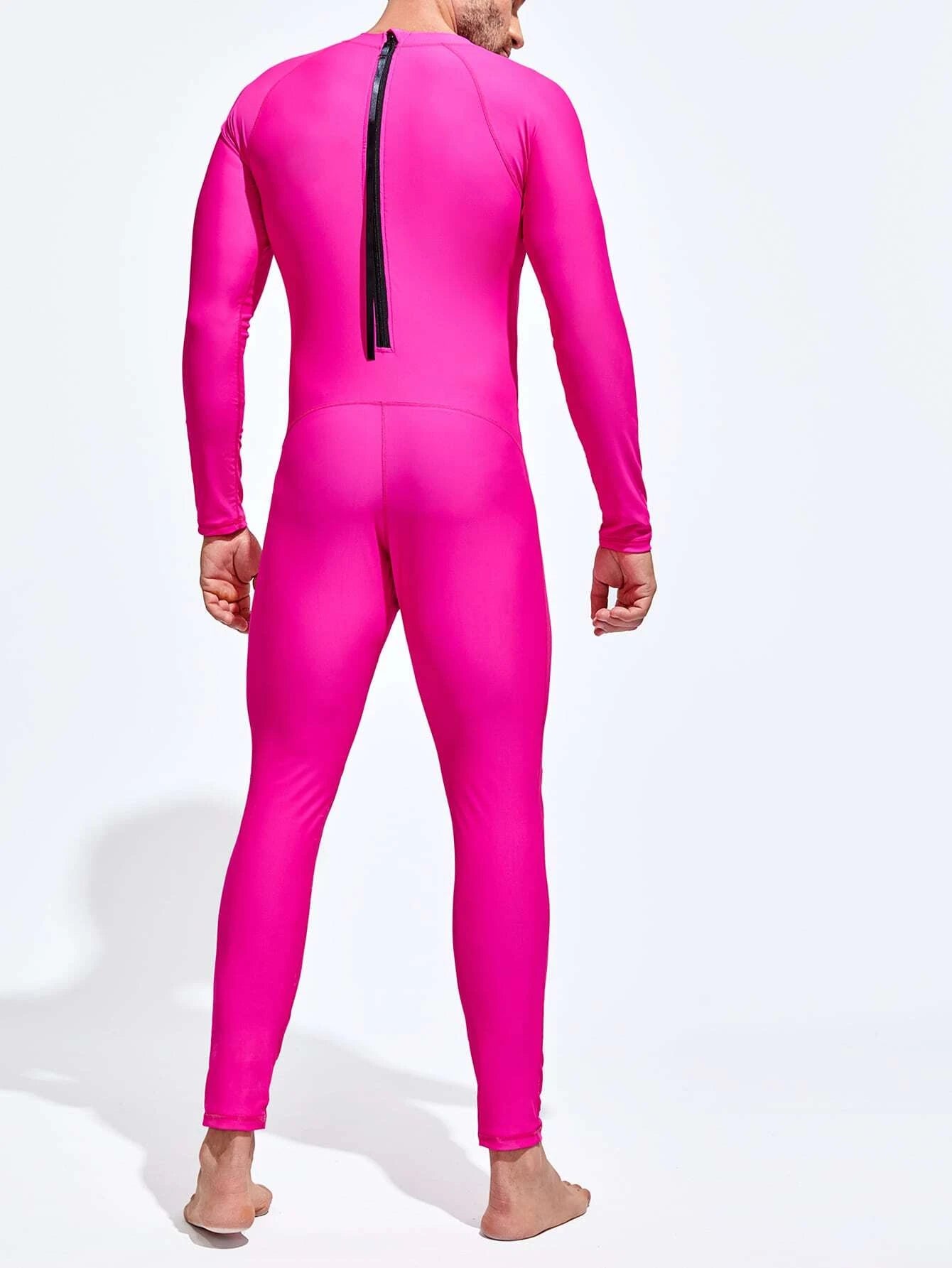 Two Tone One Piece Swimsuit-Waves And Trunks