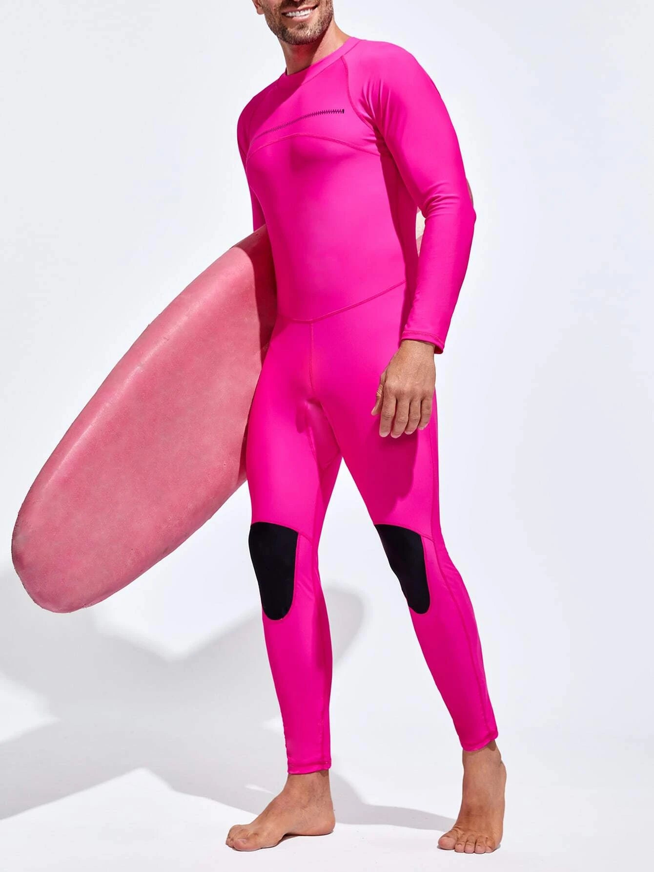 Two Tone One Piece Swimsuit-Waves And Trunks