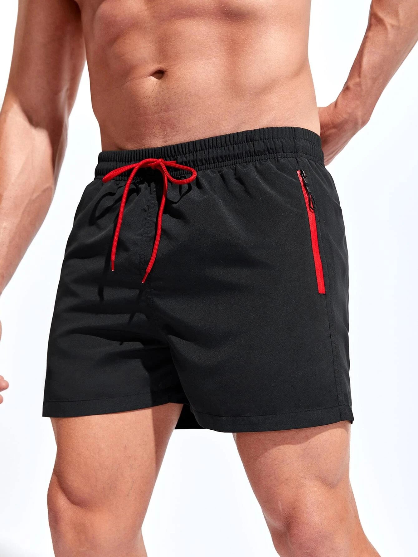 Zipper Pocket Swim Trunks-Waves And Trunks