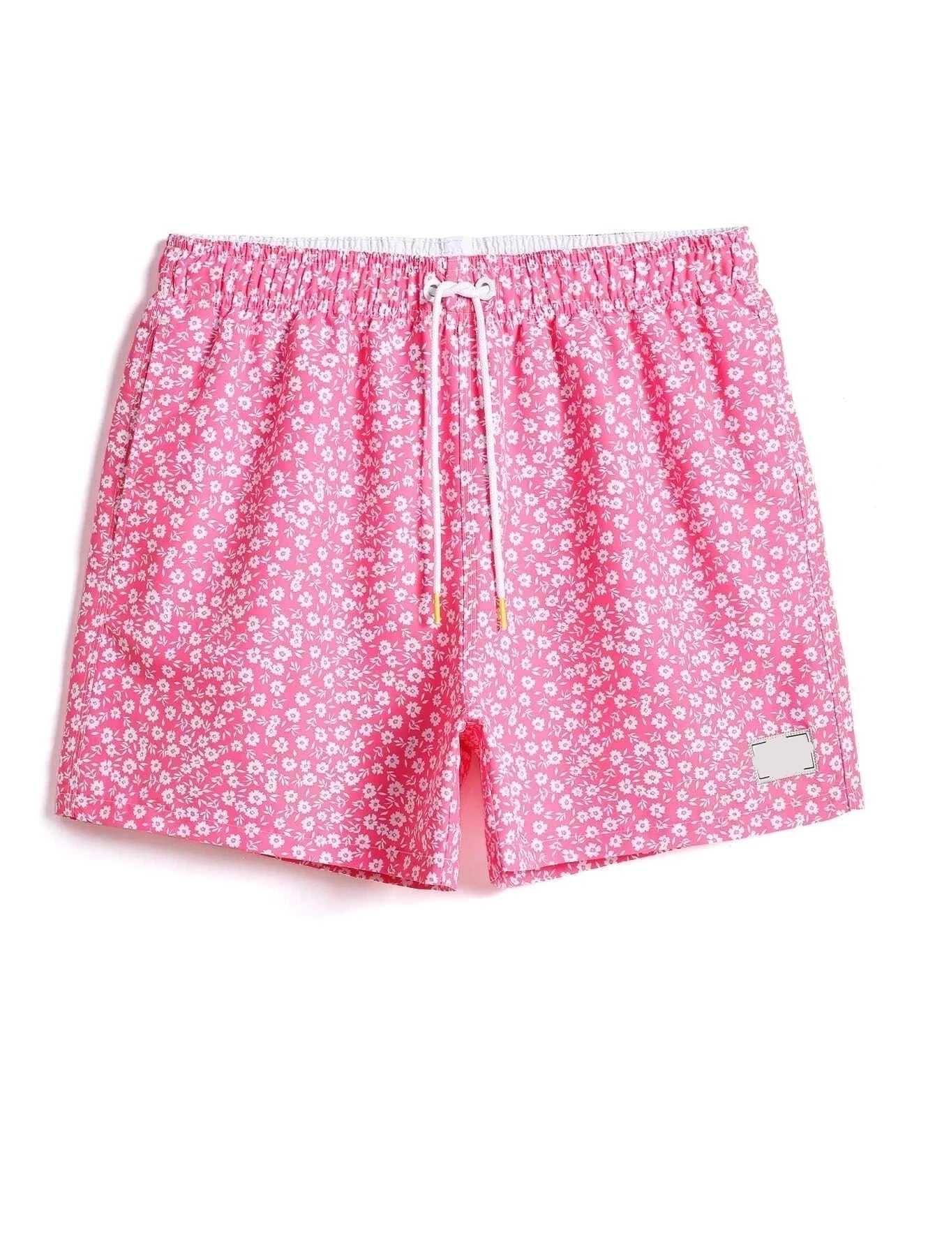 Letter Patched Detail Swim Trunks-Waves And Trunks