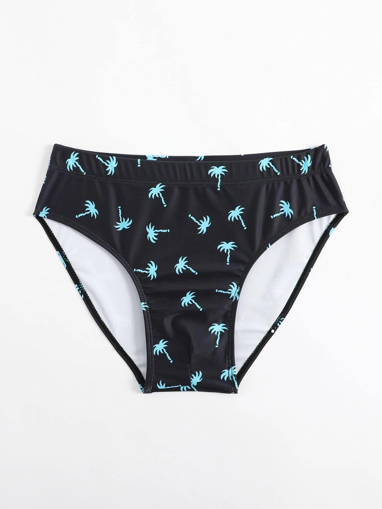Tropical Print Swim Brief-Waves And Trunks