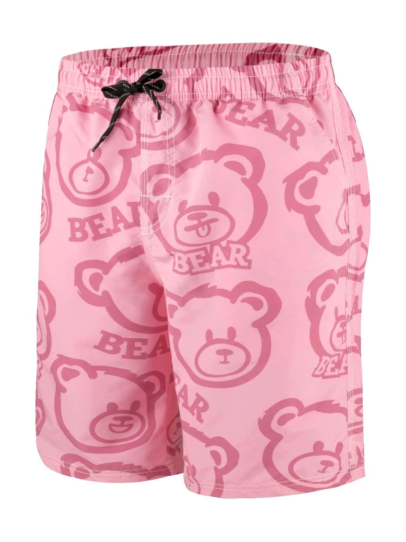 Bear Print Swim Shorts-Waves And Trunks