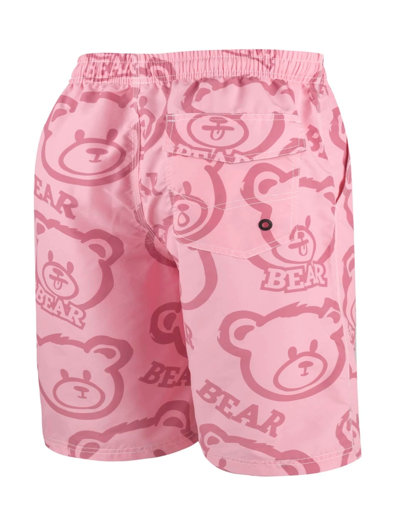 Bear Print Swim Shorts-Waves And Trunks