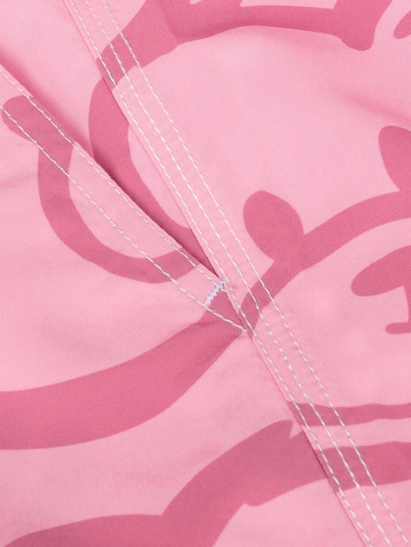 Bear Print Swim Shorts-Waves And Trunks