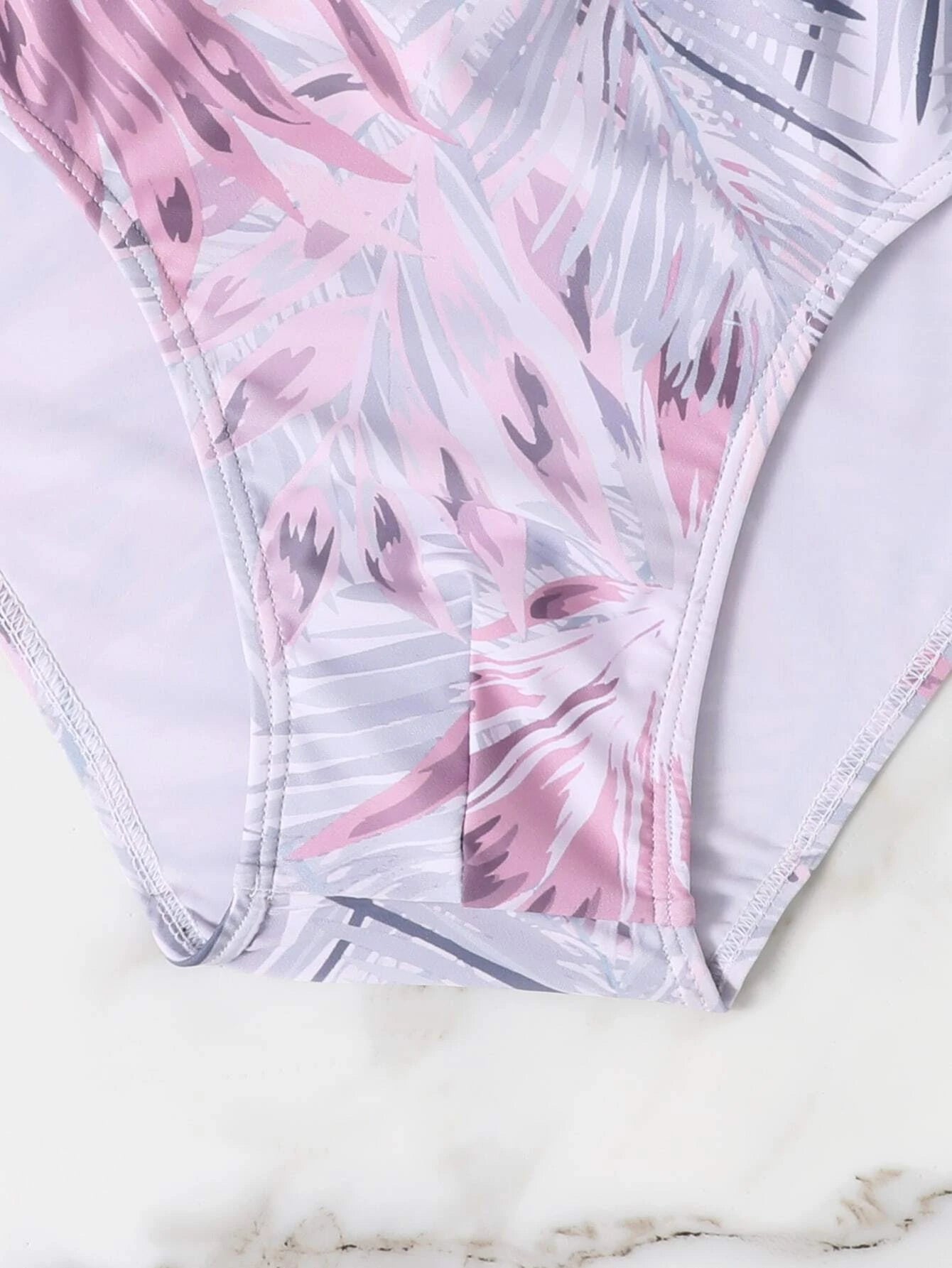 Tropical Printed Swim Brief-Waves And Trunks