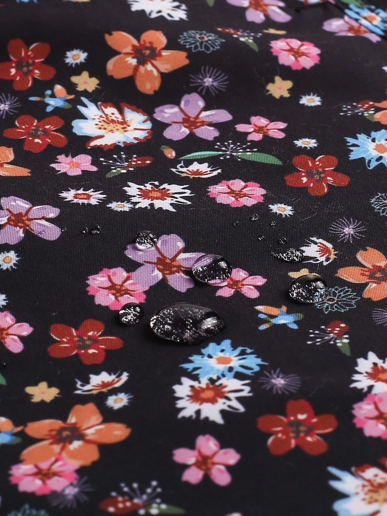 Ditsy Floral Drawstring Swim Trunks-Waves And Trunks