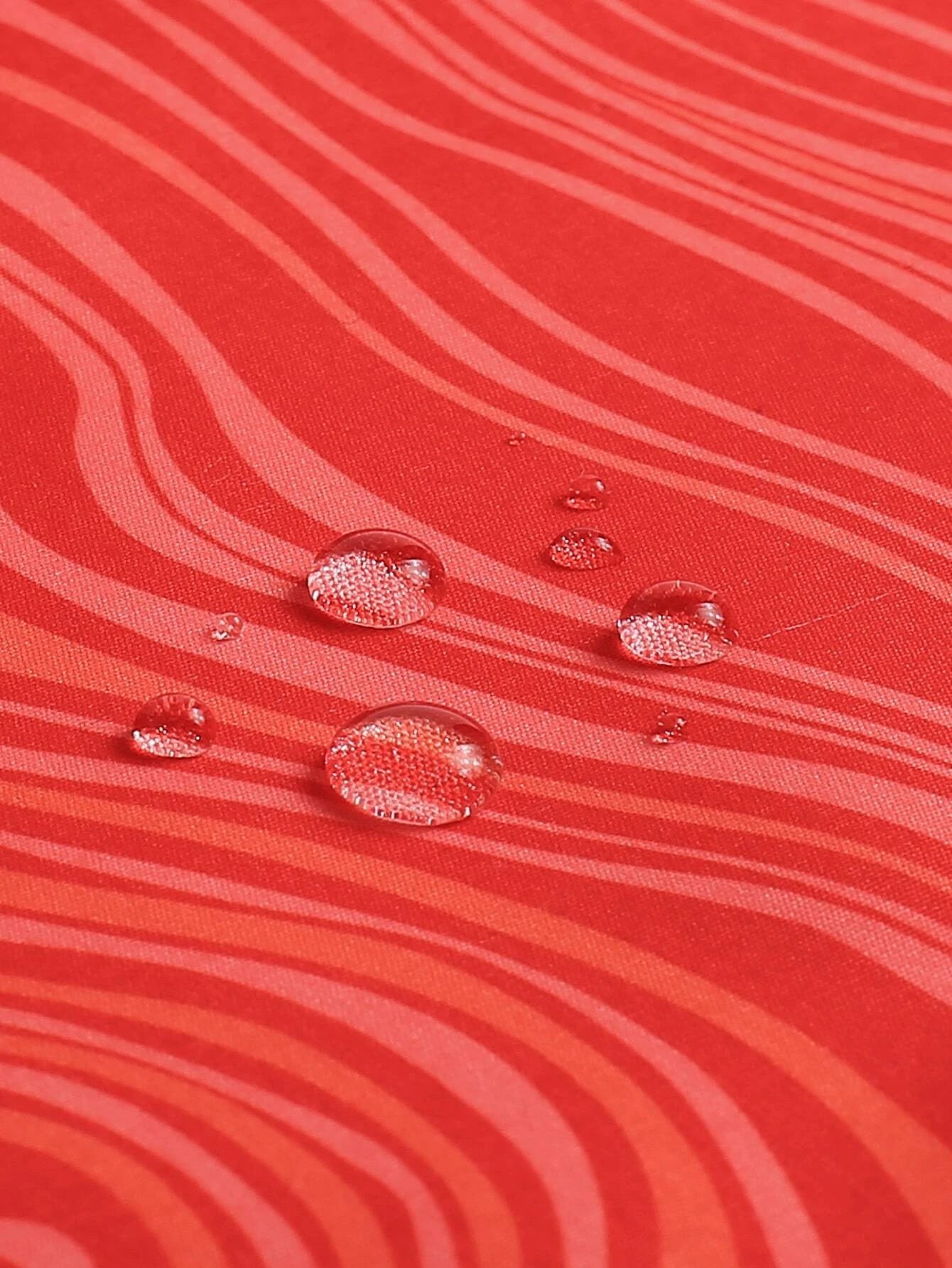 Striped Patched Waist Swim Trunks-Waves And Trunks