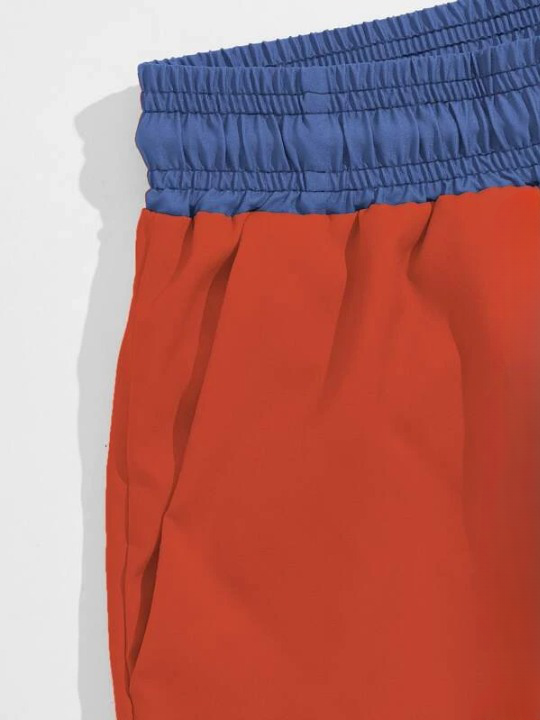 Cartoon Dog And Cat Print Swim Shorts-Waves And Trunks