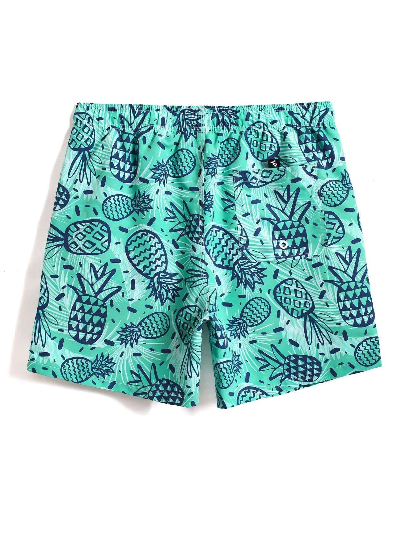 Drawstring Swim Trunks-Waves And Trunks