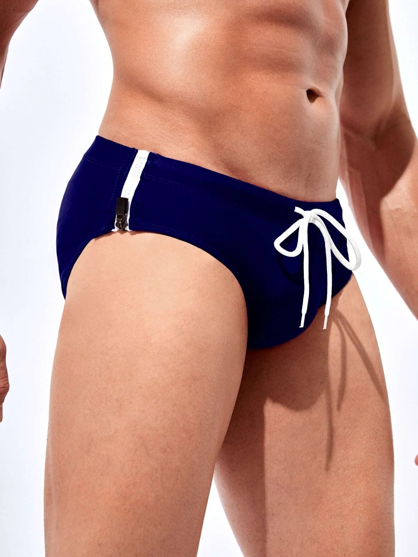 Knot Front Swim Brief-Waves And Trunks