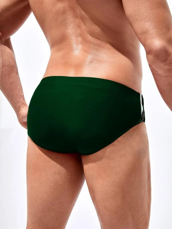 Knot Front Swim Brief-Waves And Trunks