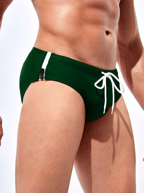 Knot Front Swim Brief-Waves And Trunks