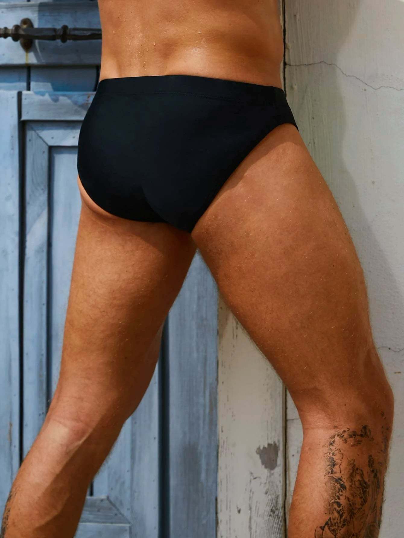 High Stretch Swim Brief-Waves And Trunks