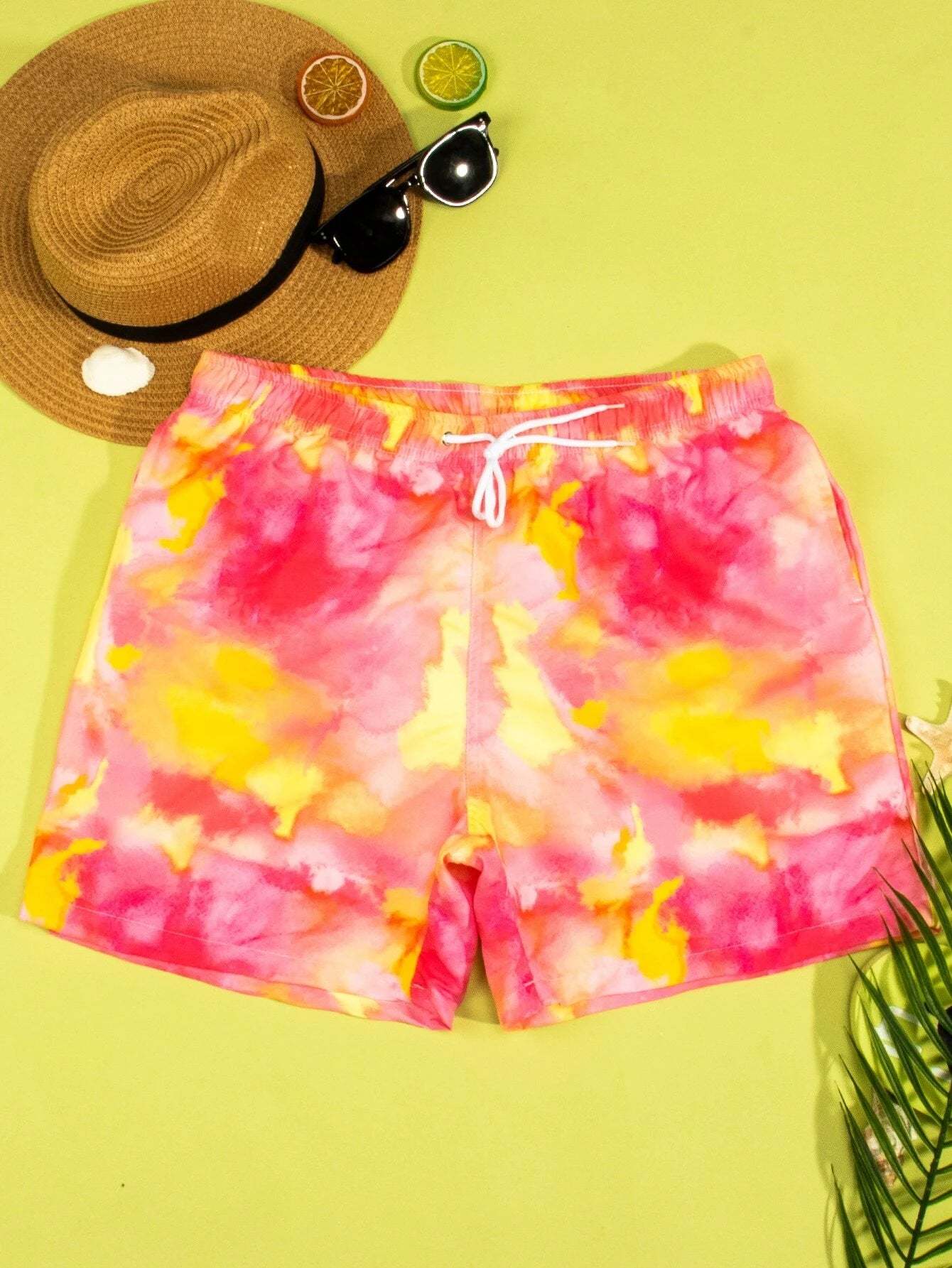 Non Stretch Swim Shorts-Waves And Trunks