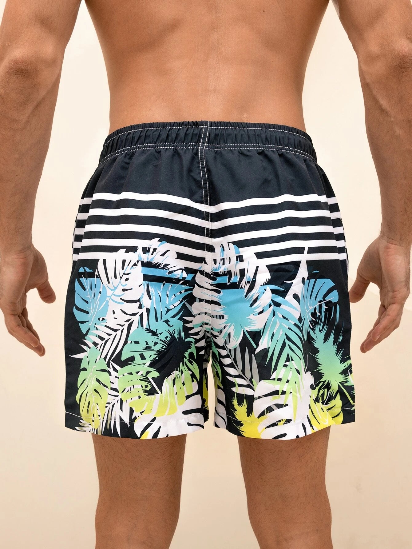 Tropical Print Swim Shorts-Waves And Trunks