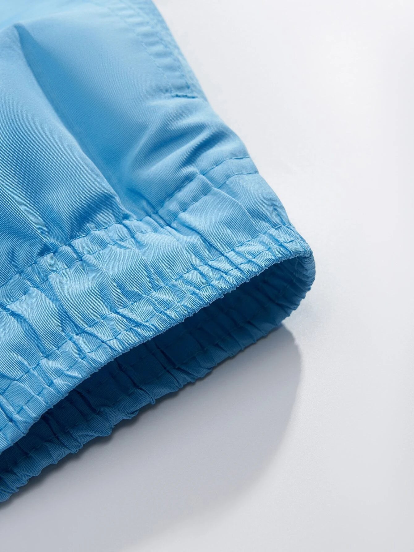 Plain Casual Waist Swim Trunks-Waves And Trunks