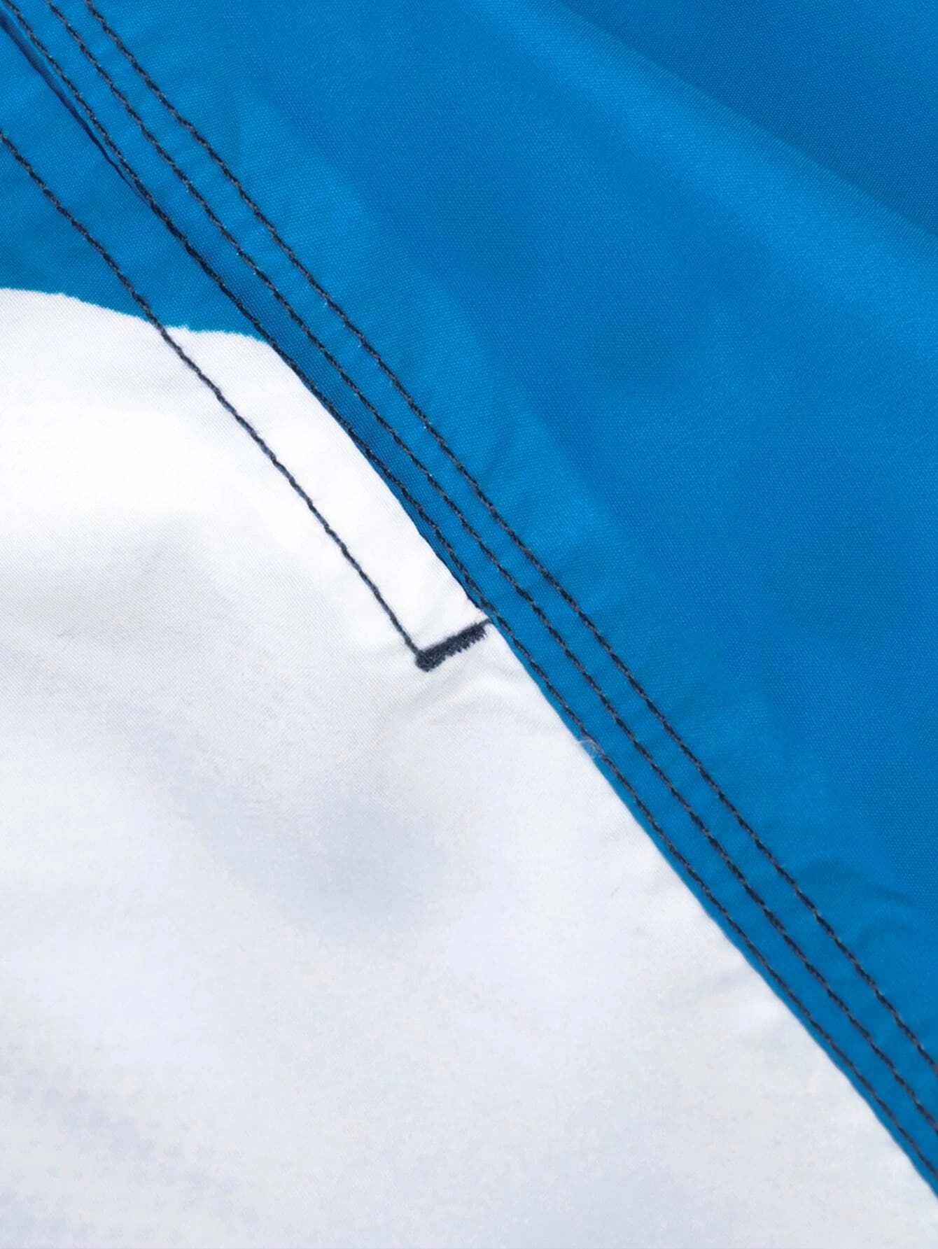 Non Stretch Bear Print Swim Shorts-Waves And Trunks