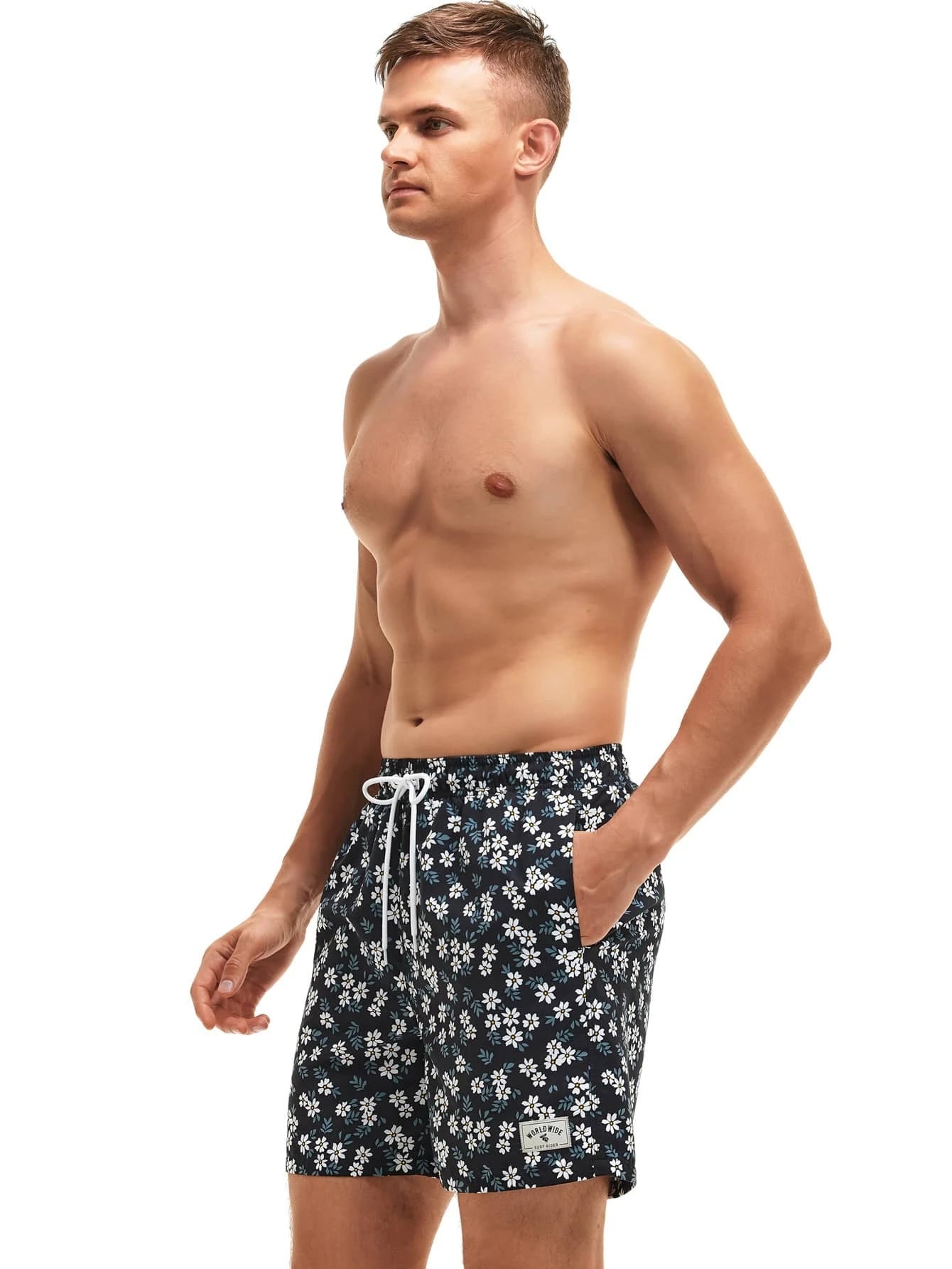 Tropic Bloom Quick Dry Trunks-Waves And Trunks