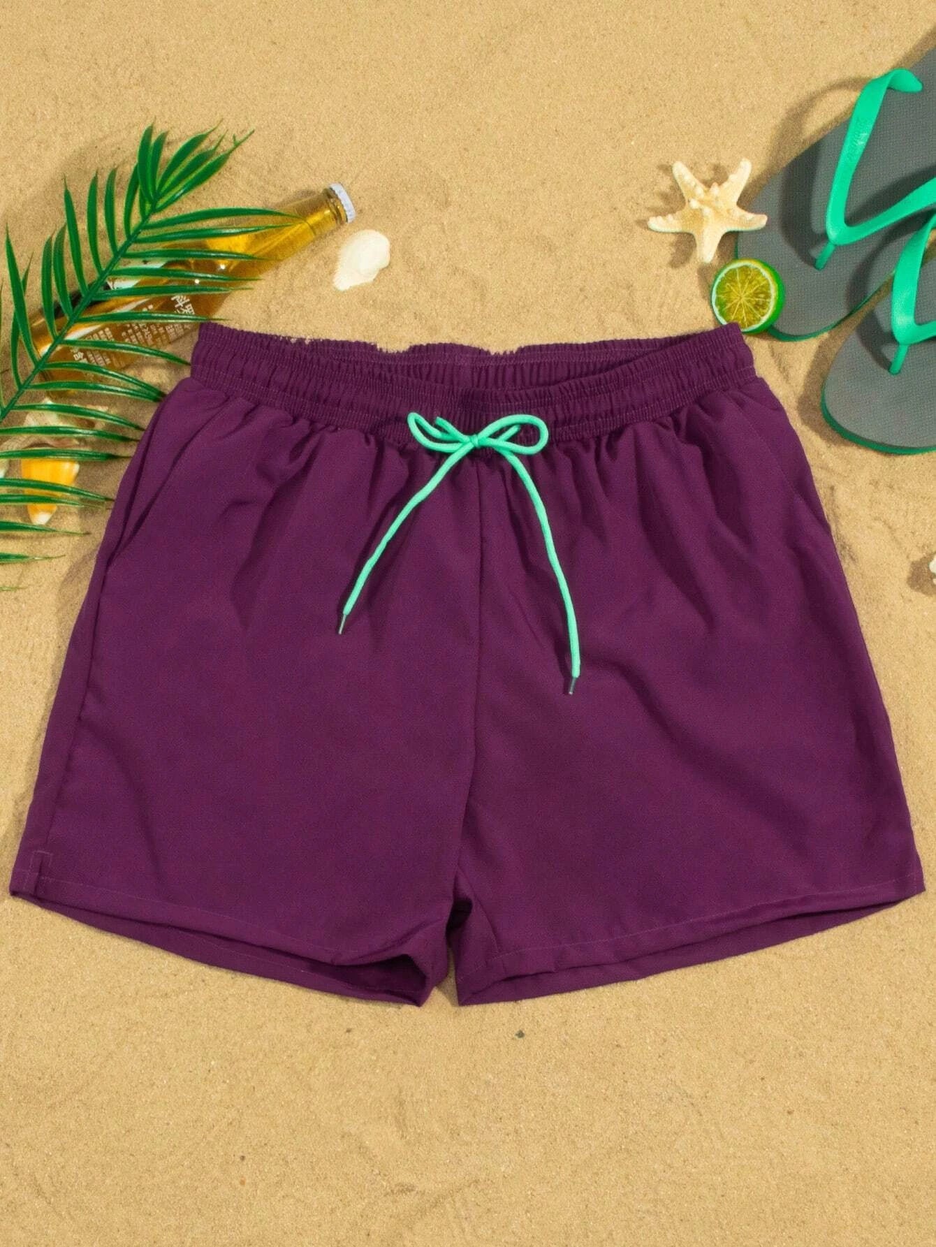 Waist Swim Trunks-Waves And Trunks
