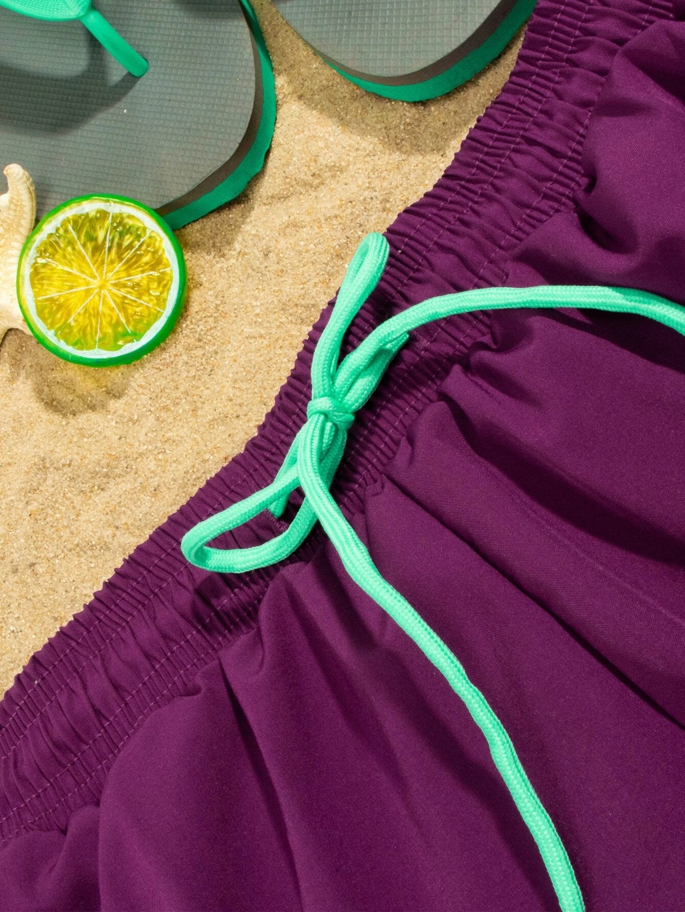 Waist Swim Trunks-Waves And Trunks