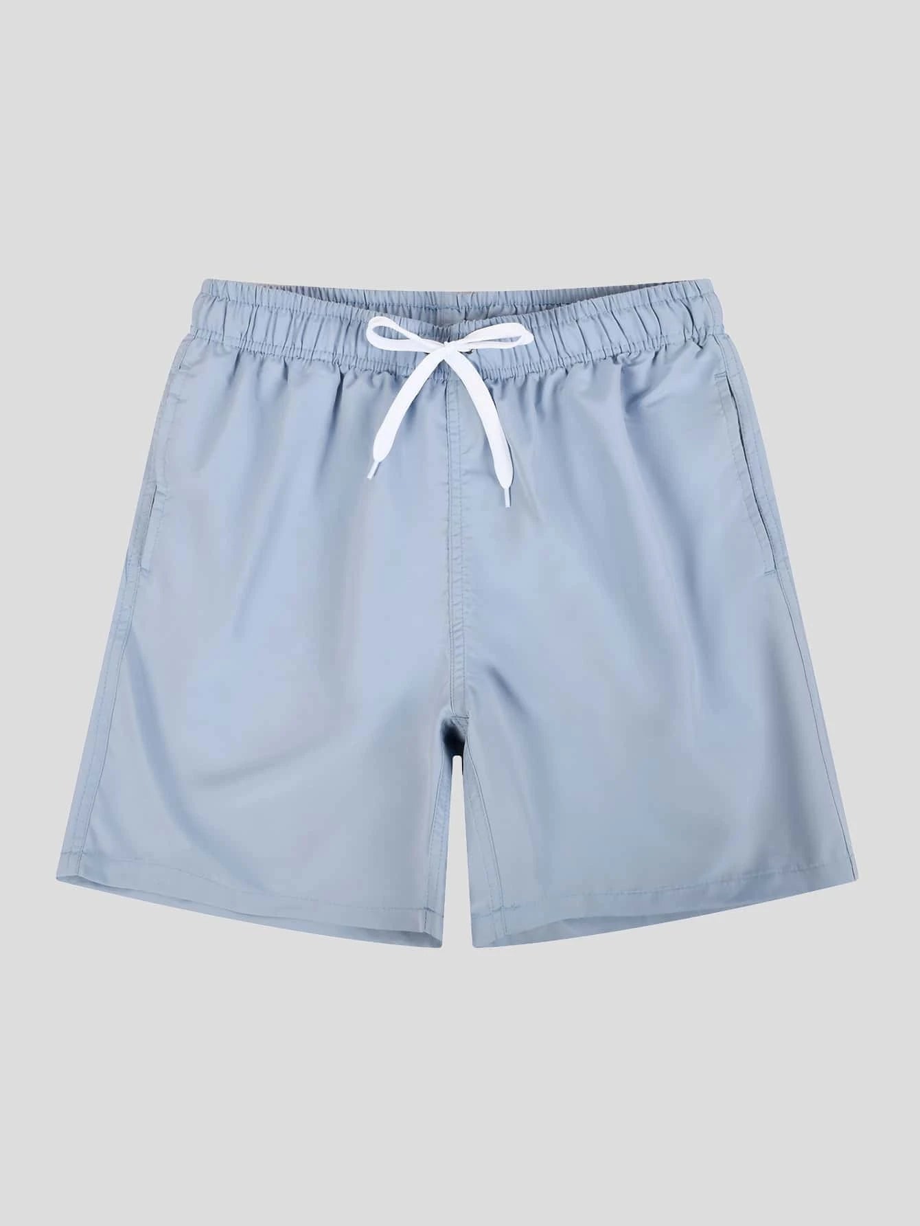 Solid Swim Trunks-Waves And Trunks