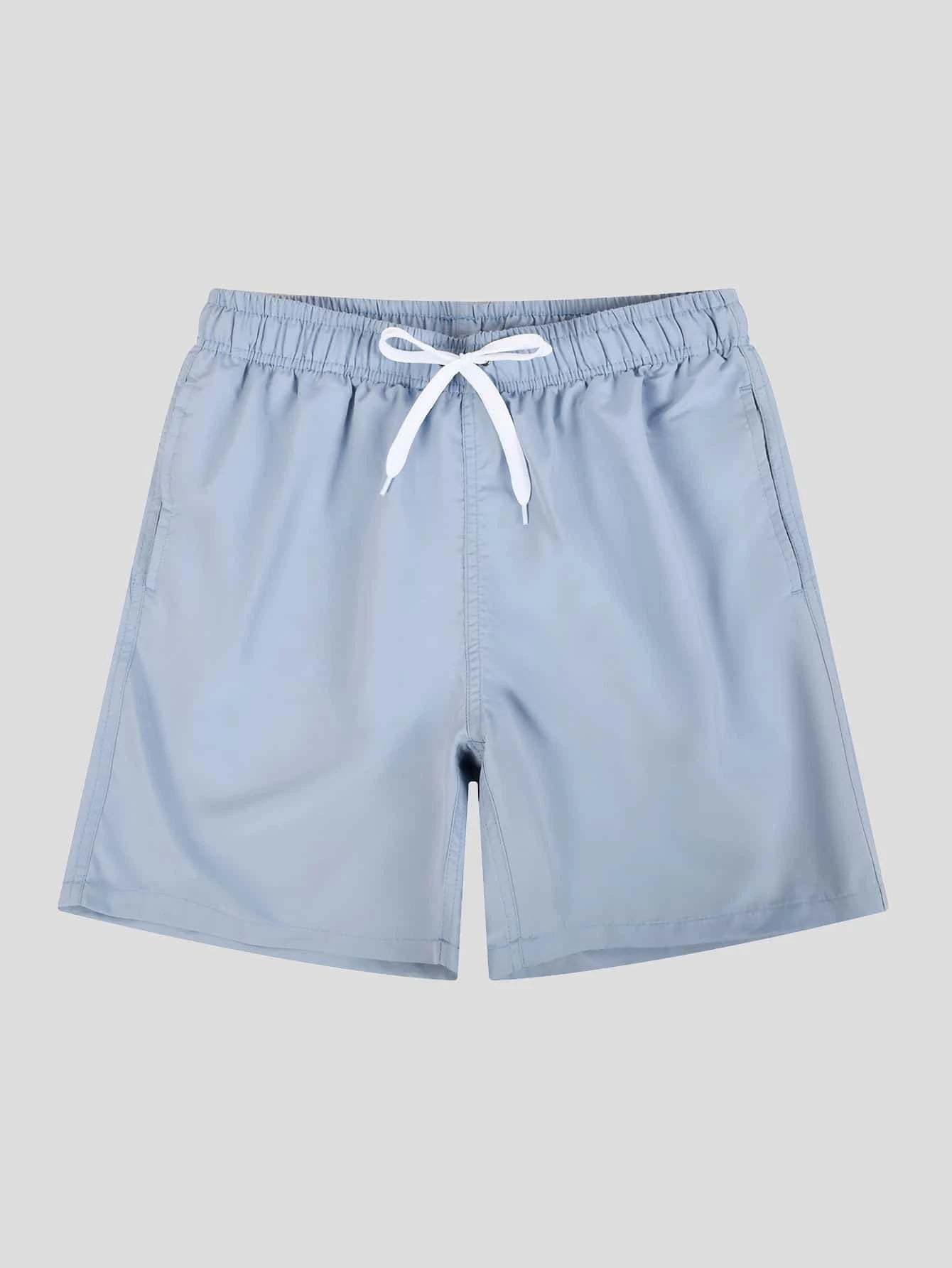 Solid Swim Trunks-Waves And Trunks
