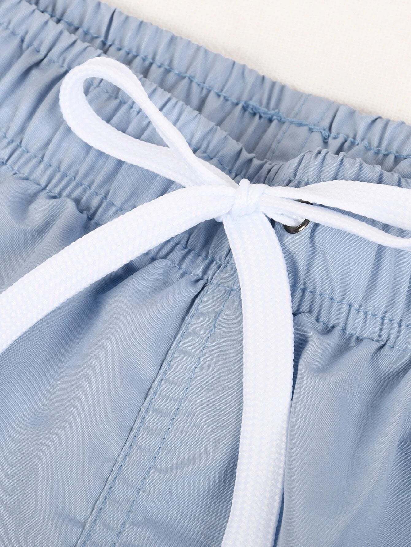 Solid Swim Trunks-Waves And Trunks