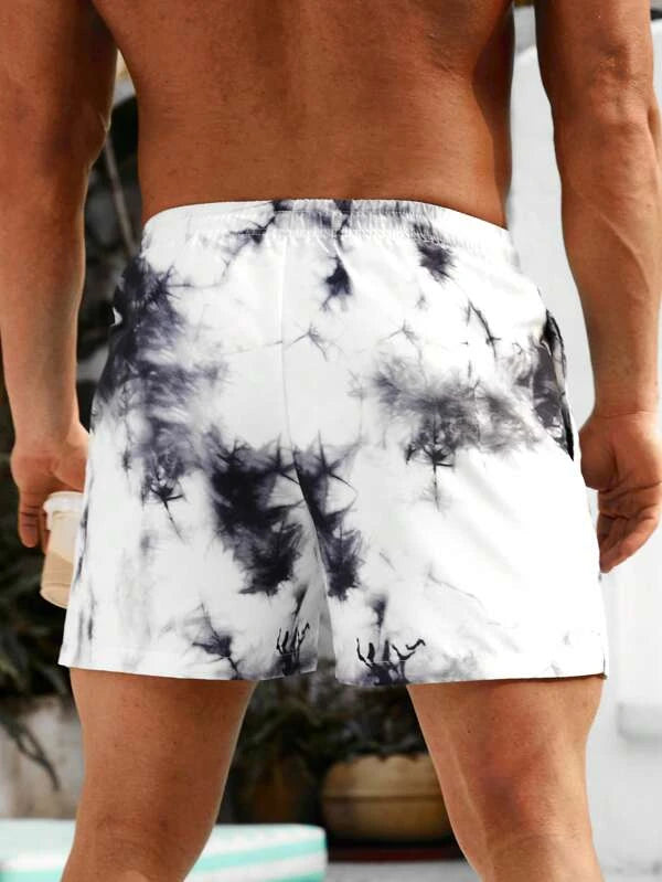 Drawstring Boho Swim Trunks-Waves And Trunks