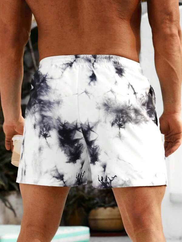 Drawstring Boho Swim Trunks-Waves And Trunks