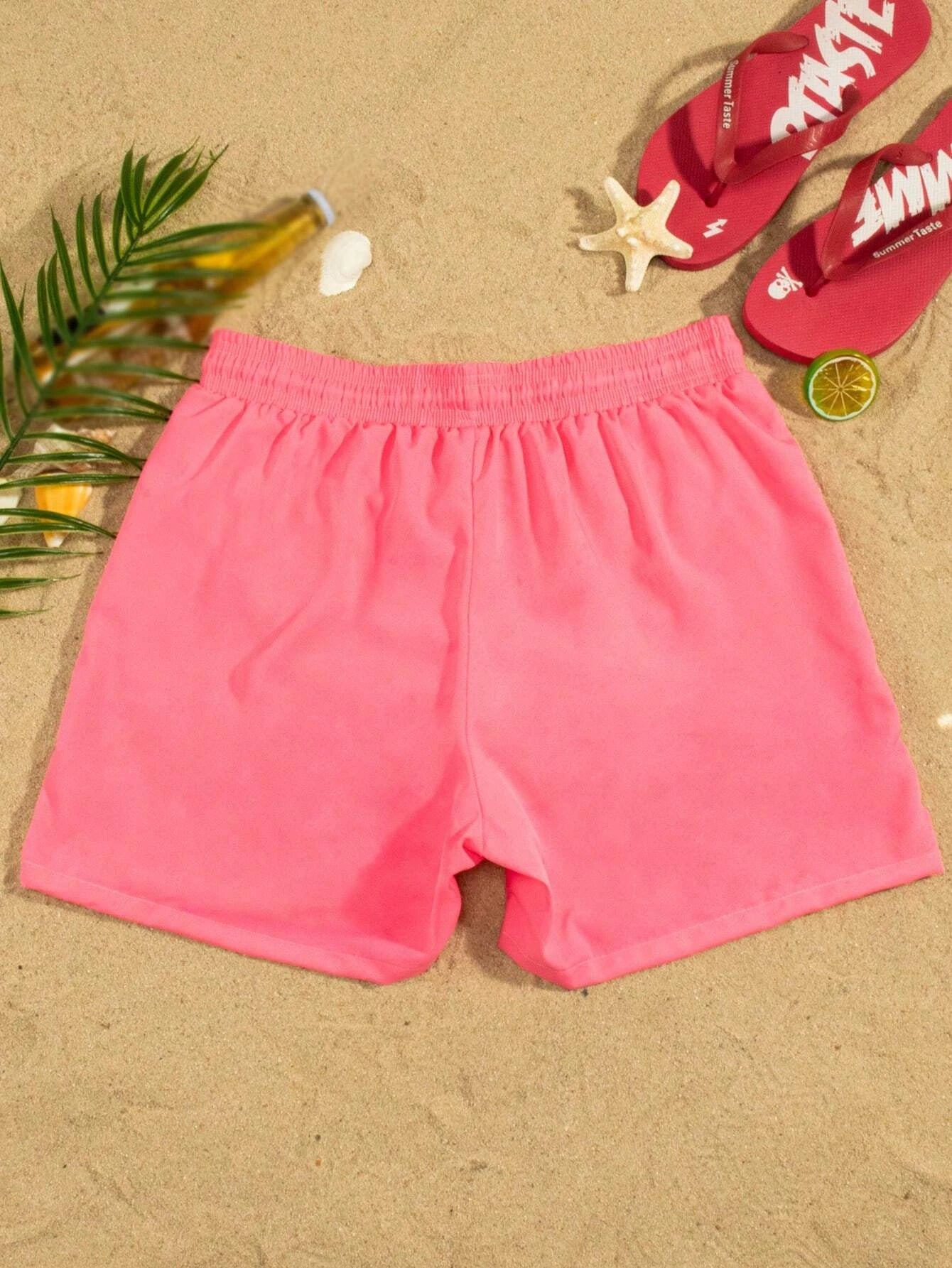 Split Hem Swim Trunks-Waves And Trunks