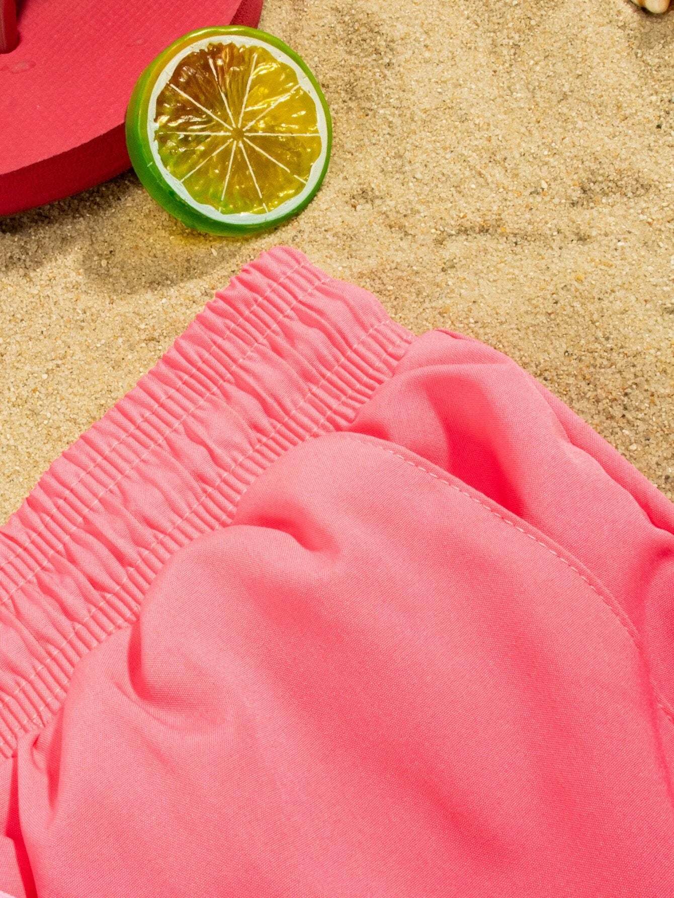 Split Hem Swim Trunks-Waves And Trunks