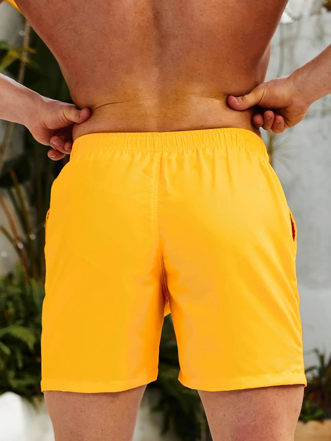 Waist Swim Trunks-Waves And Trunks