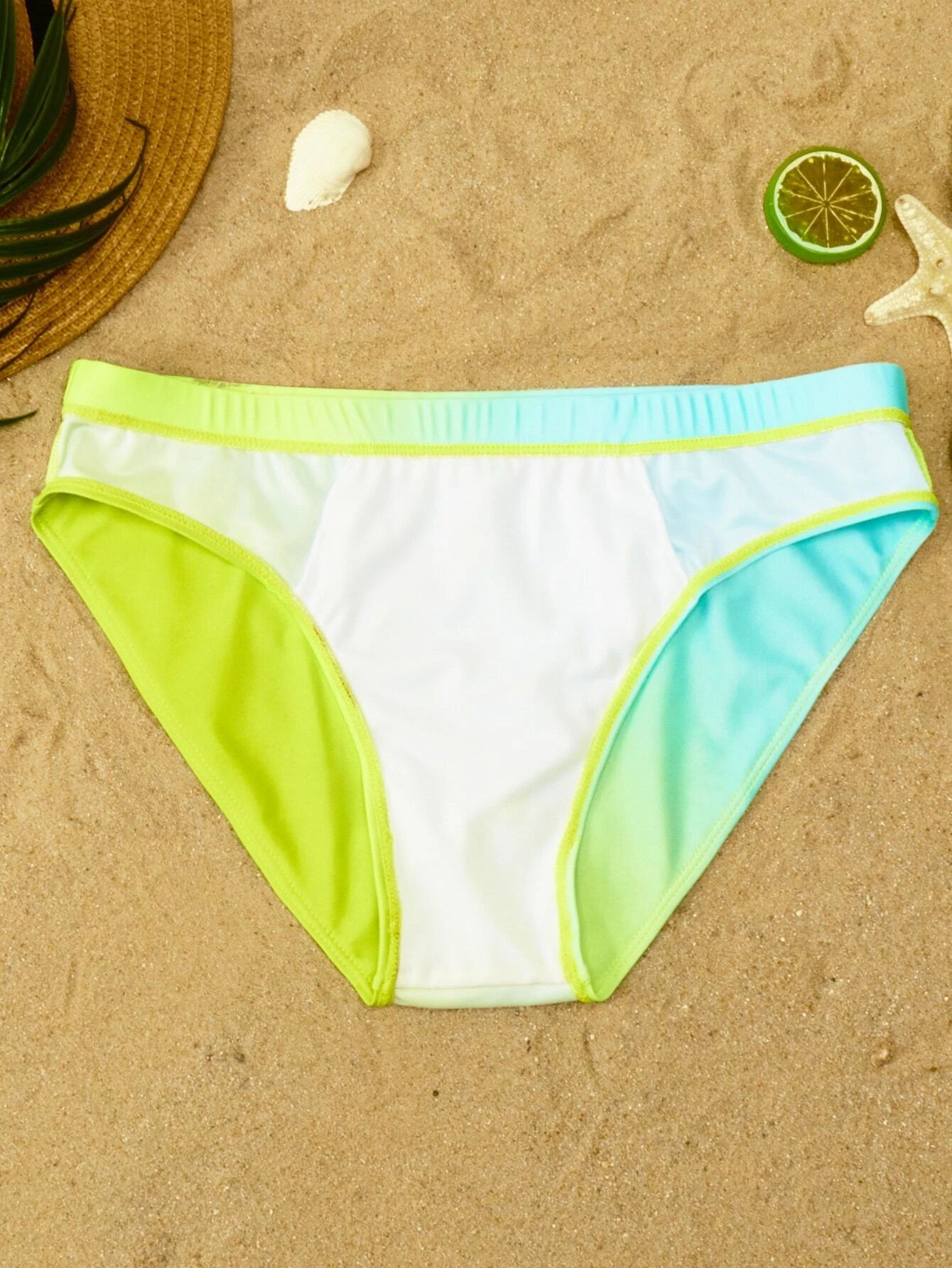 Vibrant Colored Swim Briefs-Waves And Trunks