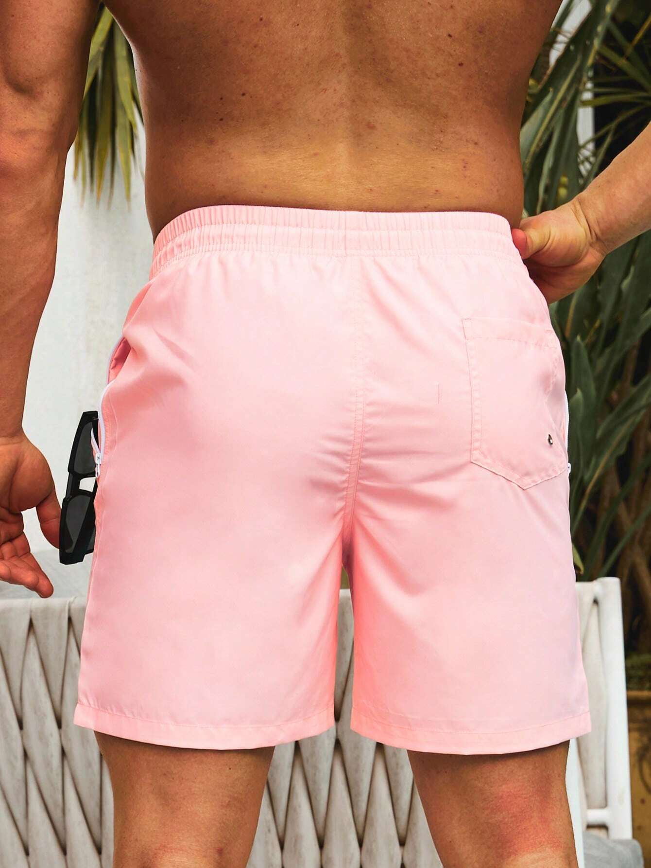 Zip Pocket Swim Trunks-Waves And Trunks