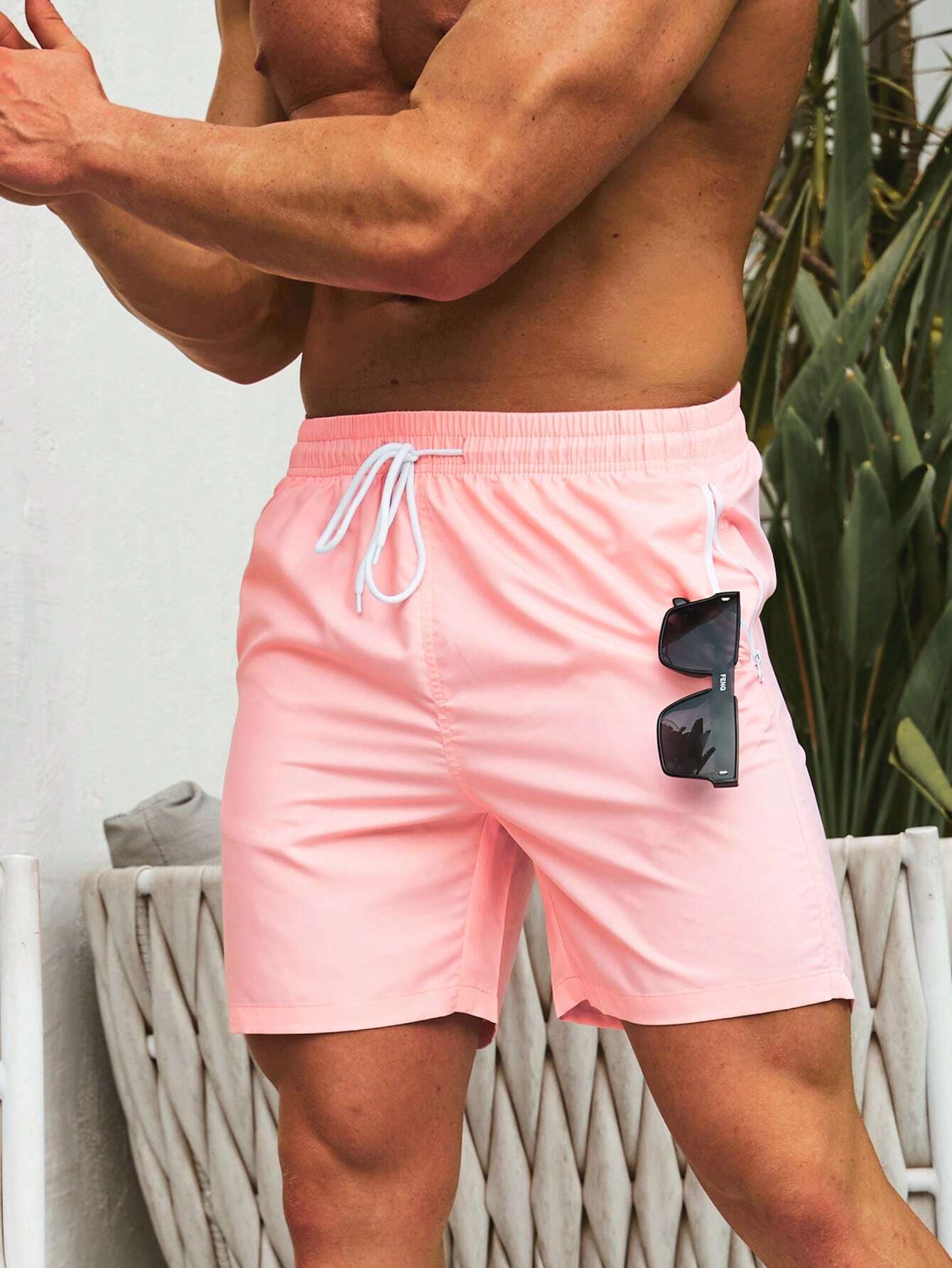 Zip Pocket Swim Trunks-Waves And Trunks