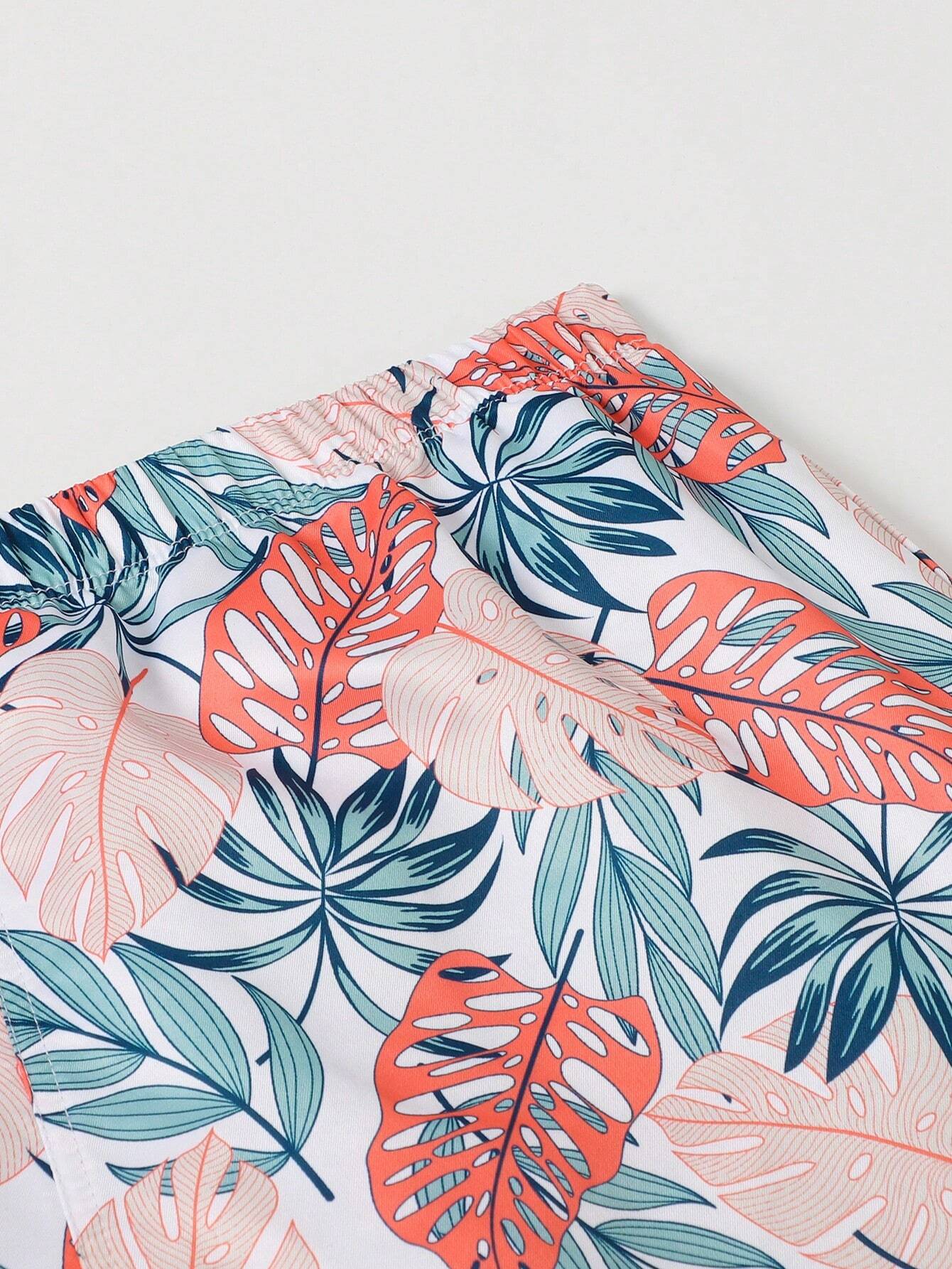 Tropical All Over Print Shorts-Waves And Trunks