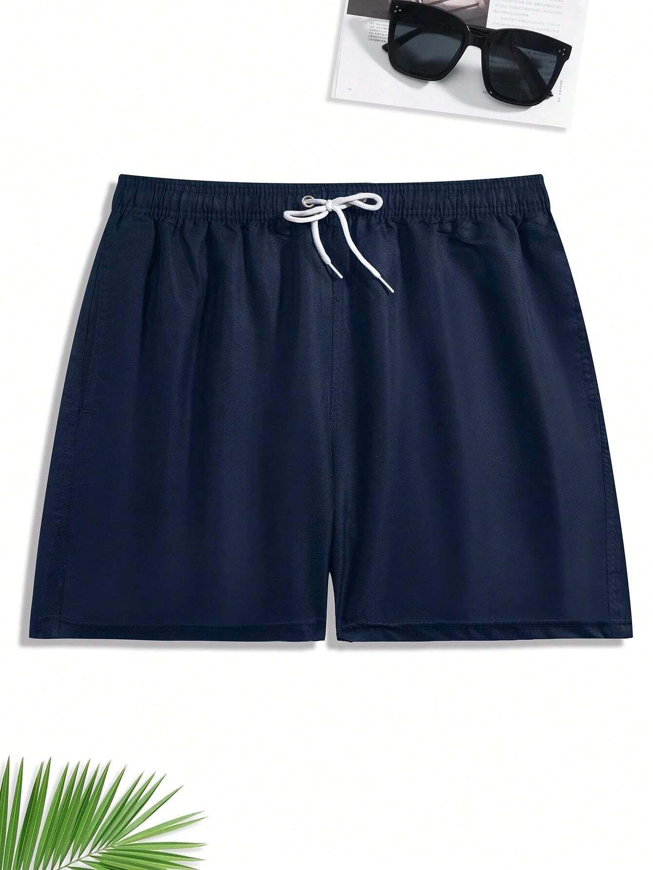 Drawstring Swim Trunks-Waves And Trunks
