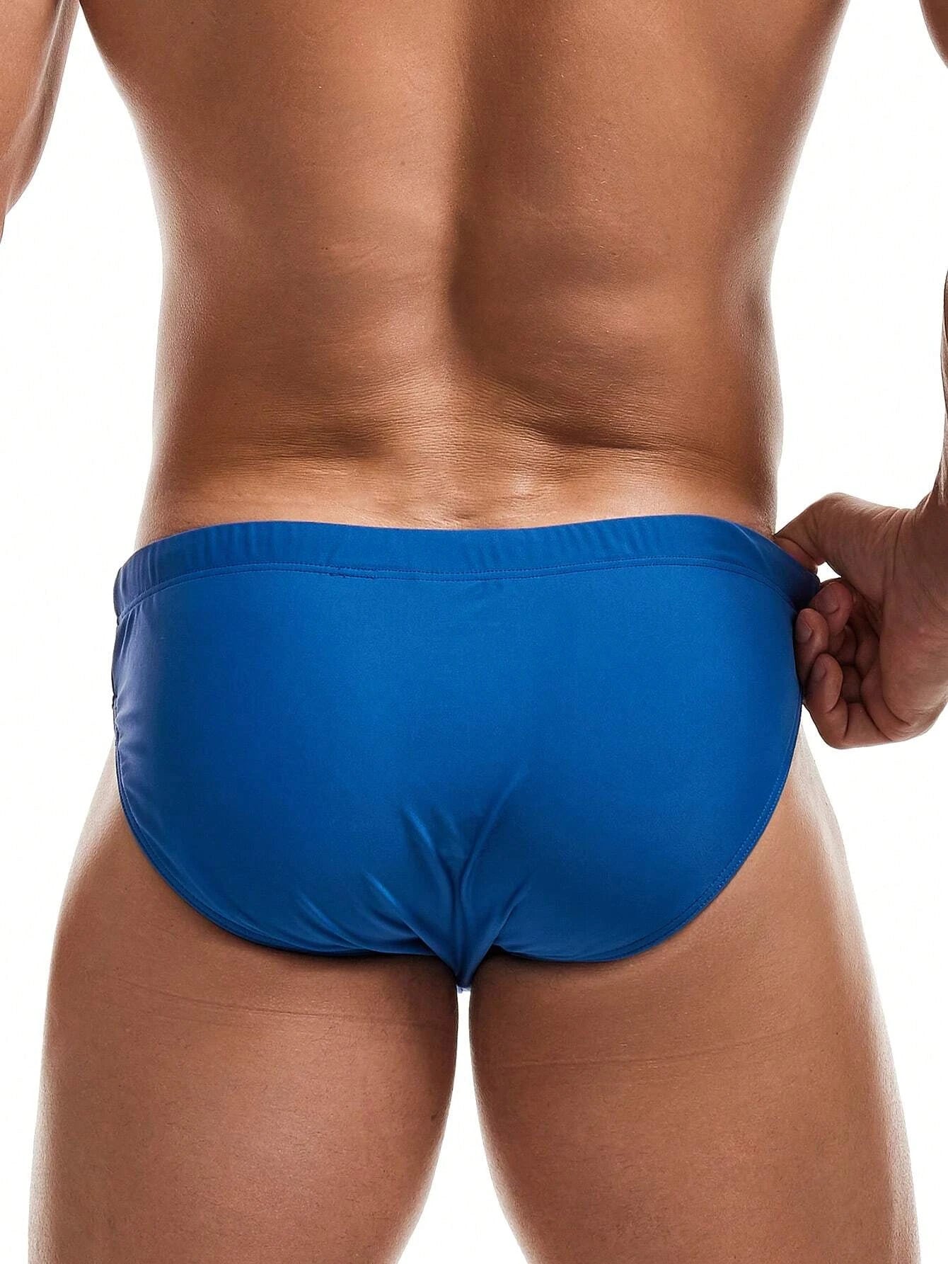 High Stretch Swim Brief-Waves And Trunks