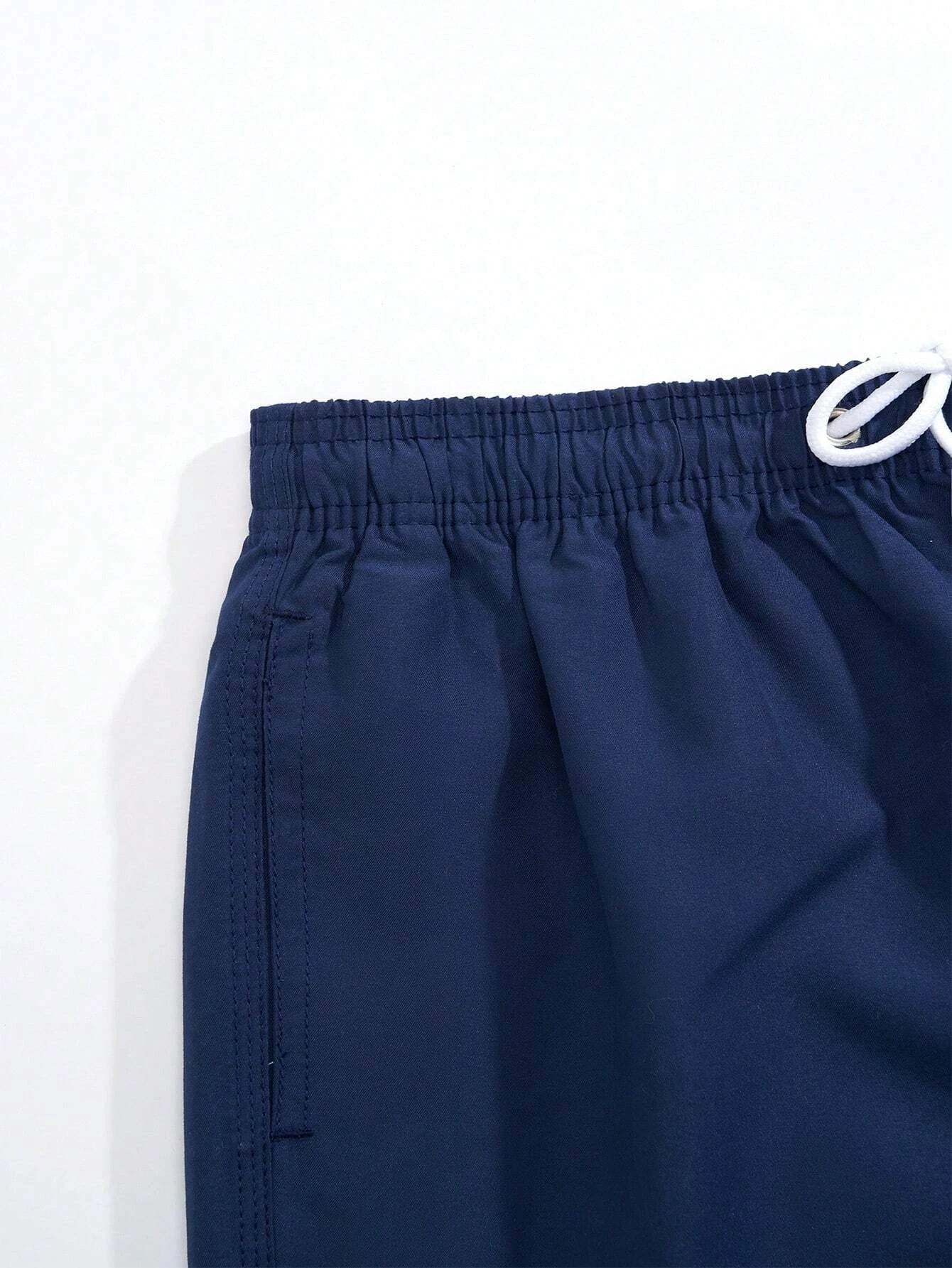 Drawstring Swim Trunks-Waves And Trunks