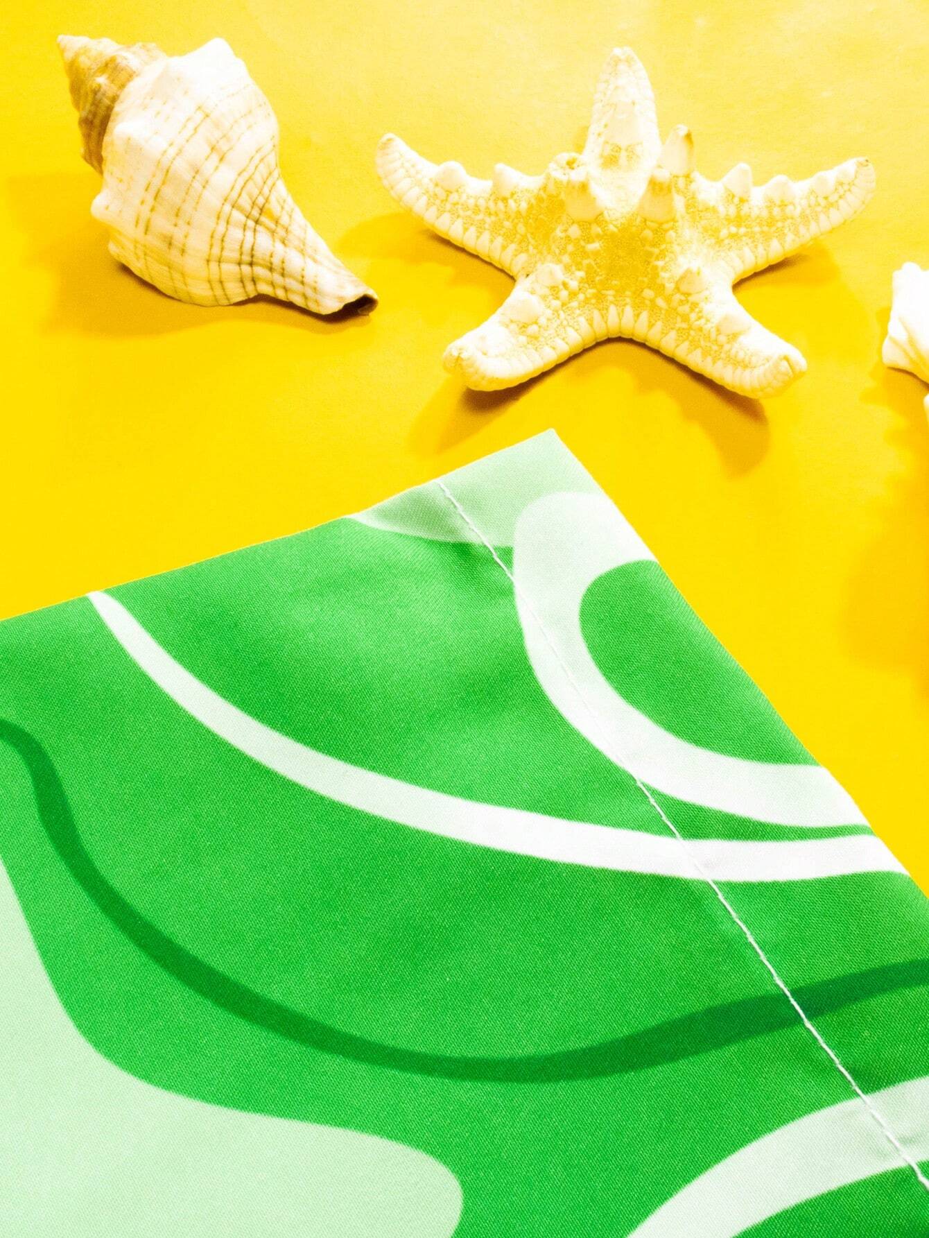 Swirl Print Beach Shorts-Waves And Trunks