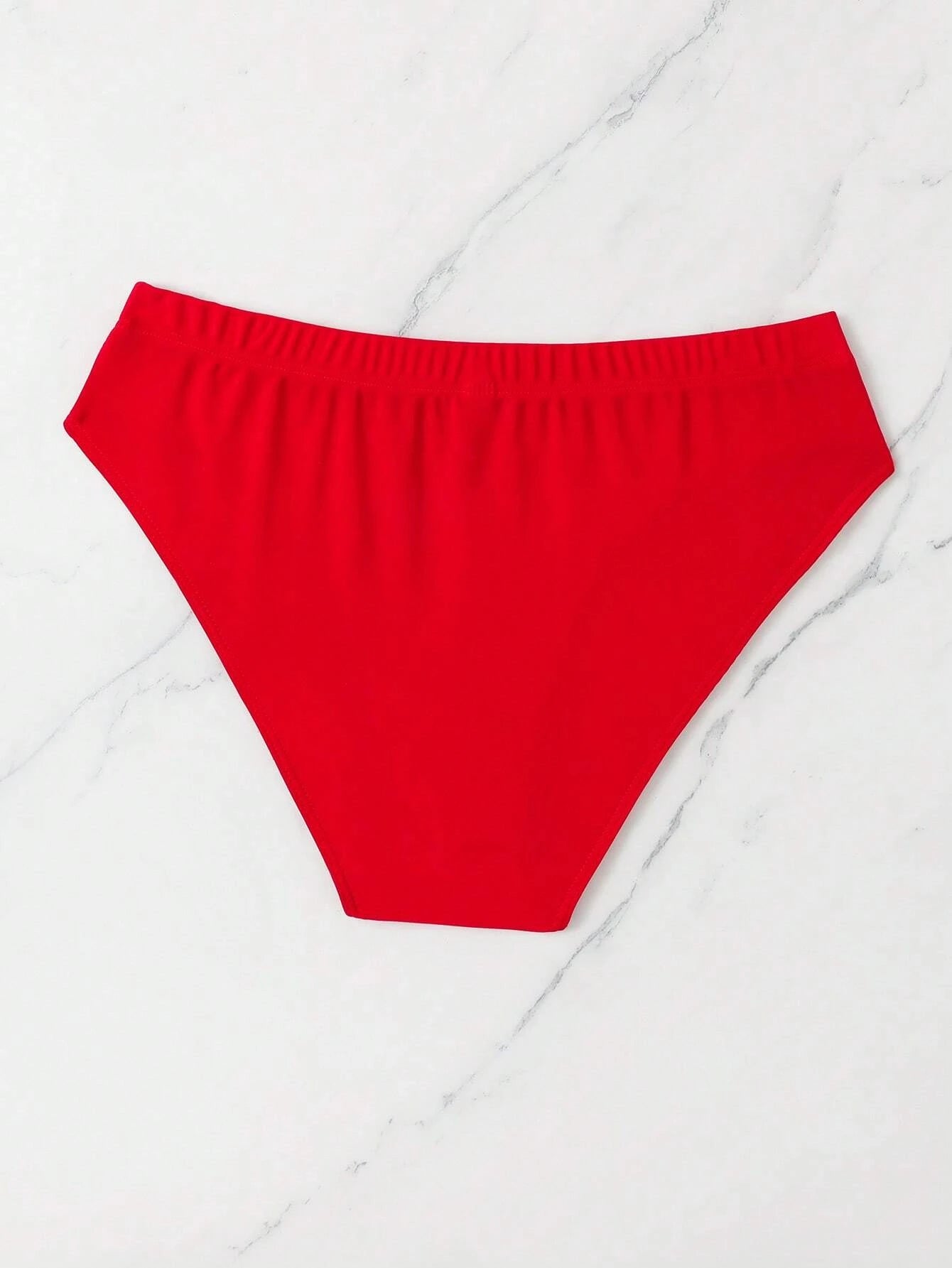 Letter Graphic Swim Brief-Waves And Trunks