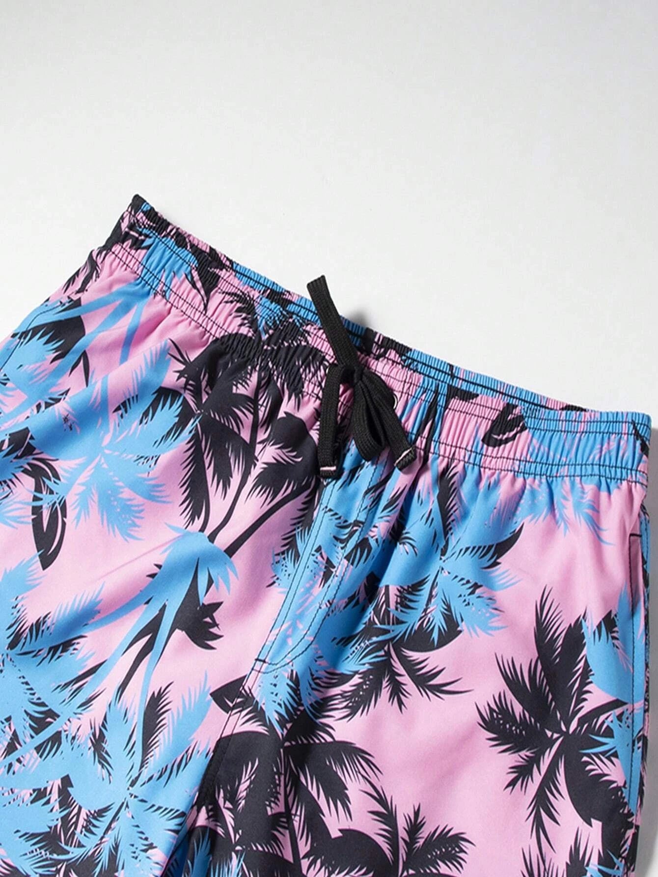 Slight Stretch Waist Swim Trunks-Waves And Trunks
