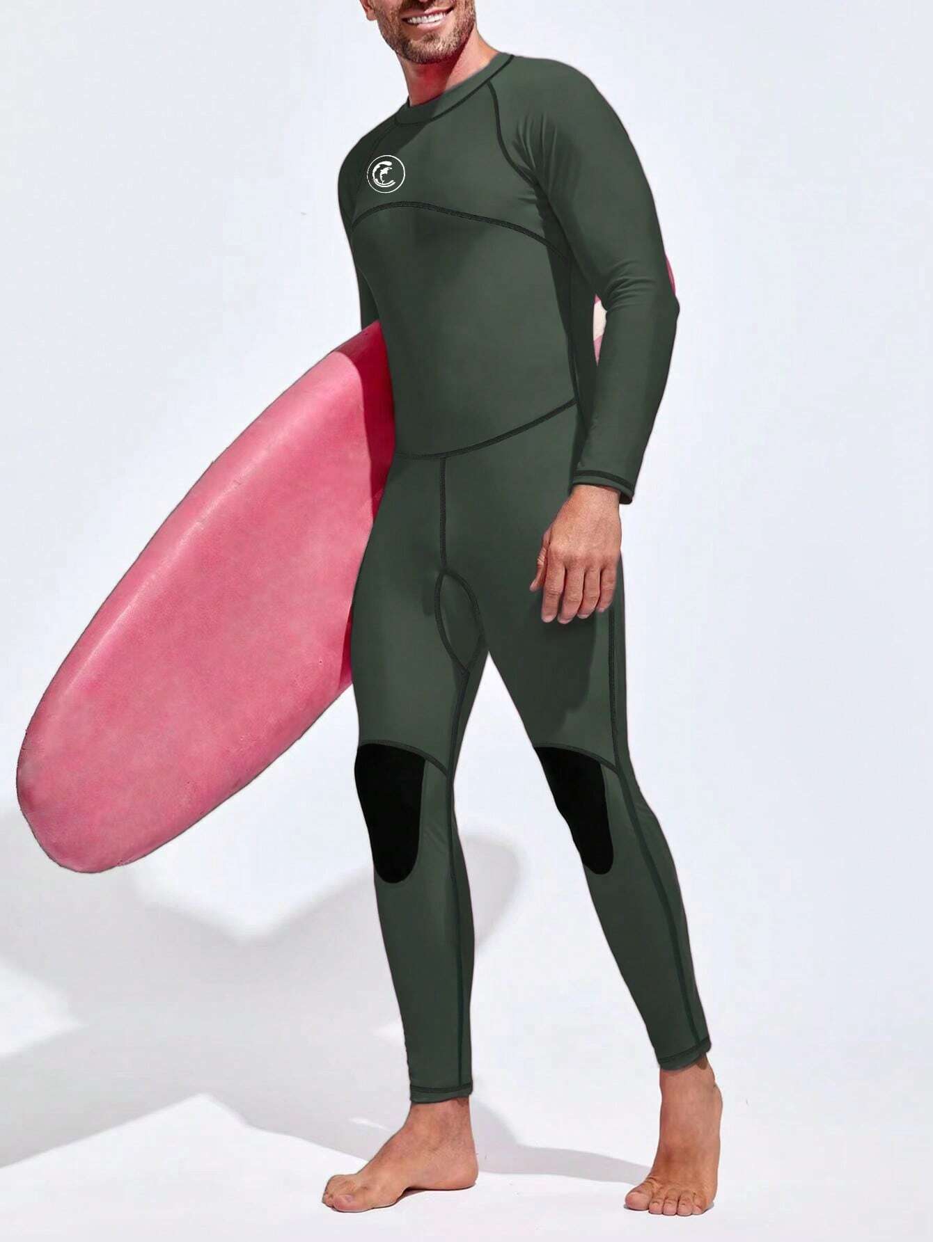 Top Stitching One Piece Swimsuit-Waves And Trunks