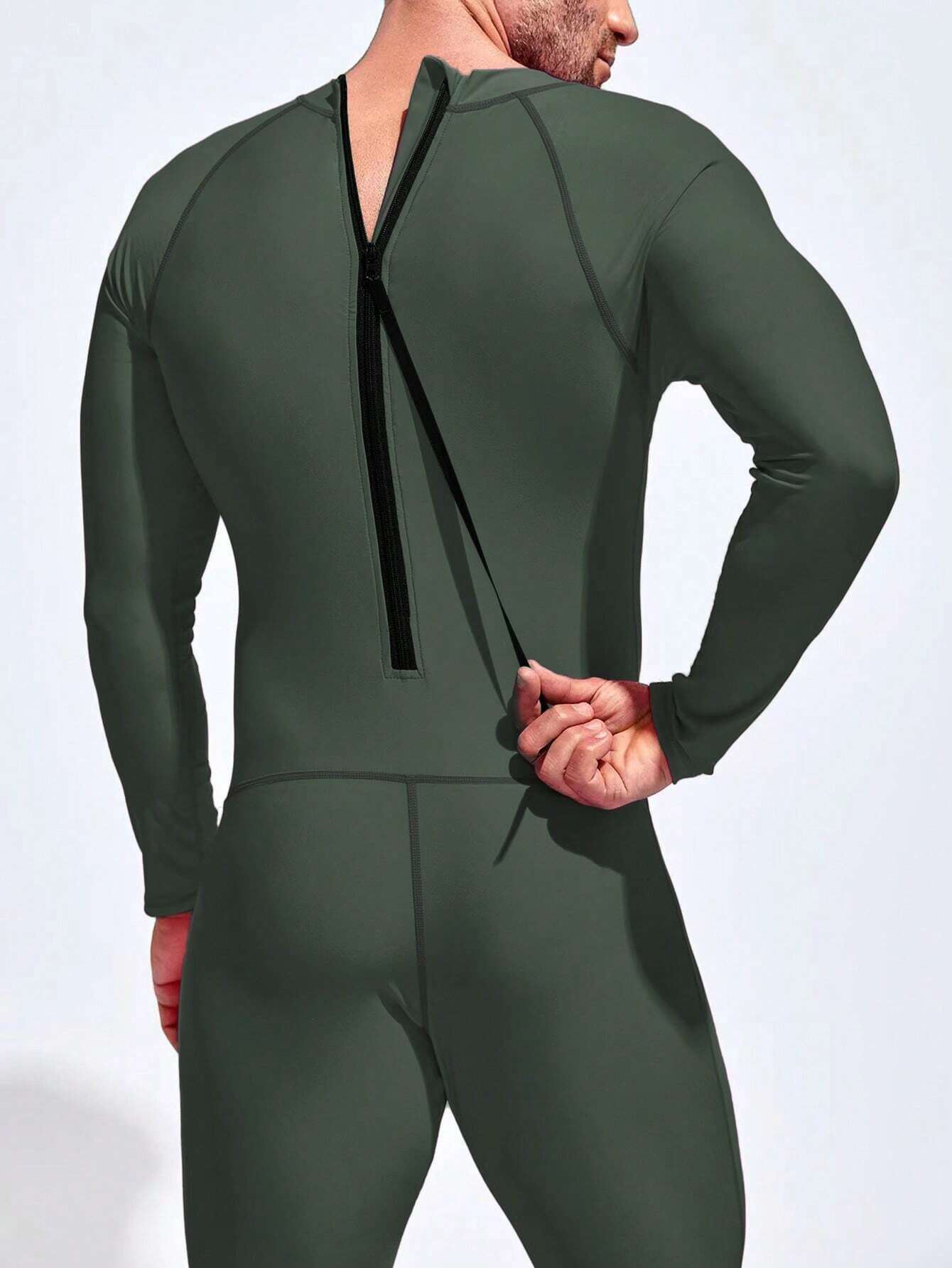 Top Stitching One Piece Swimsuit-Waves And Trunks