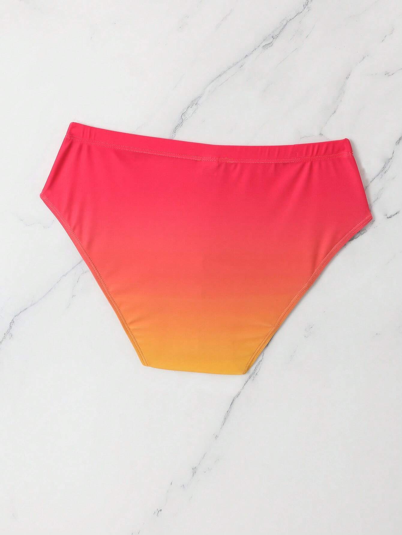 Ombre Print Swim Brief-Waves And Trunks